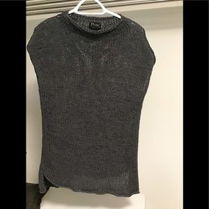 Dark grey knit sweater